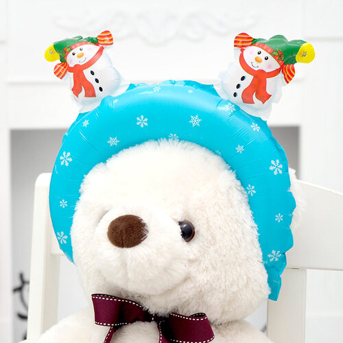 은박풍선머리띠 크리스마스 눈사람